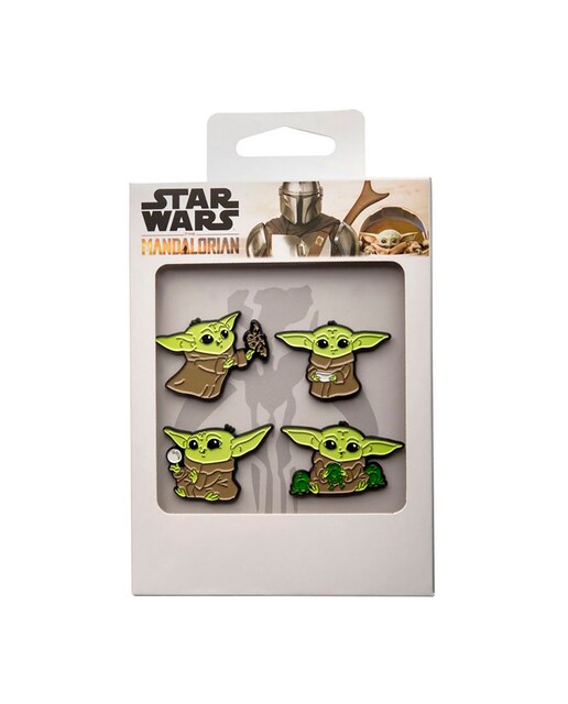 Imagen 0 de Set Pins Grogu Moods El Mandaloriano Star Wars