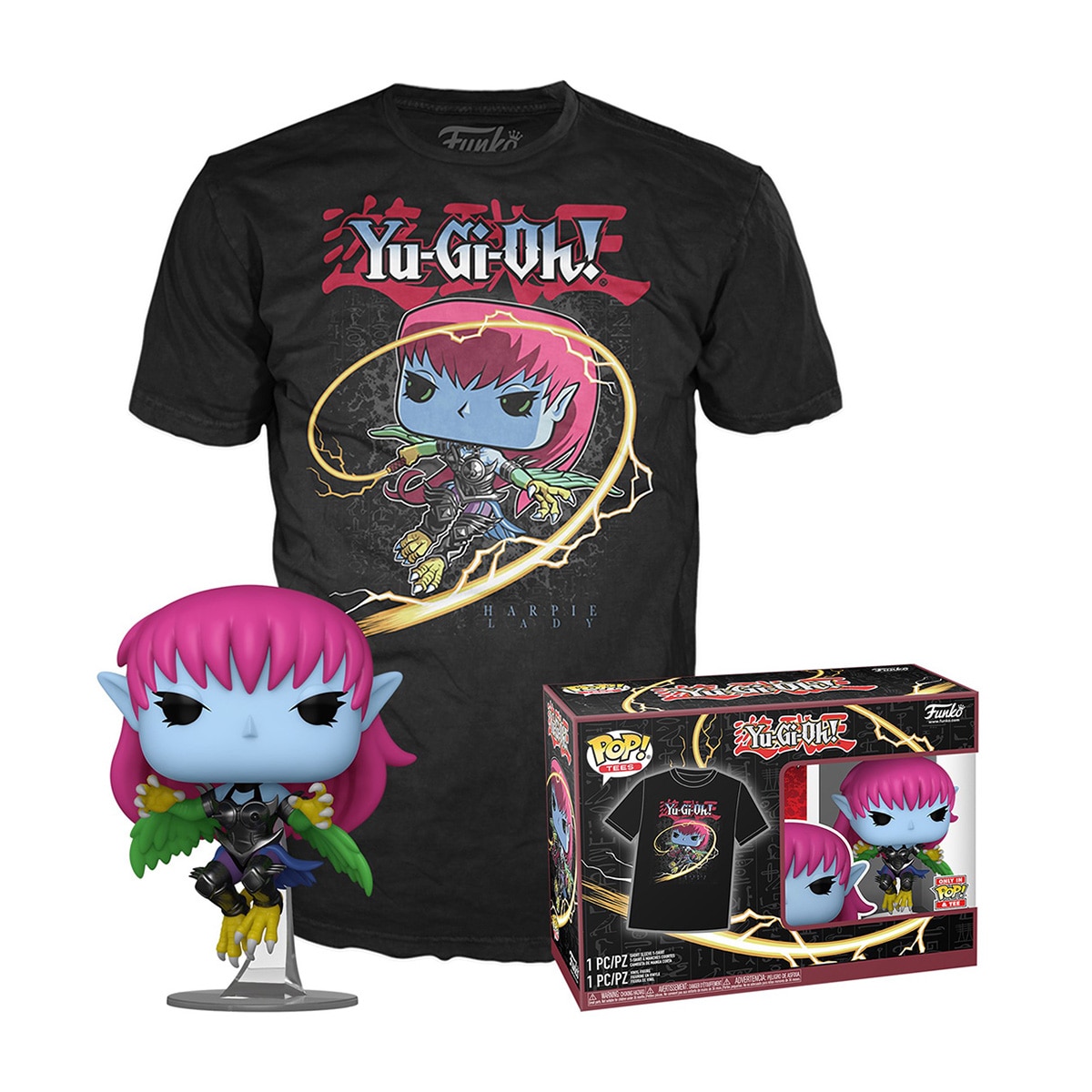 Imagen 0 de Camiseta Pop & Tee Cyber Harpie Lady YU-GI-OH! Funko