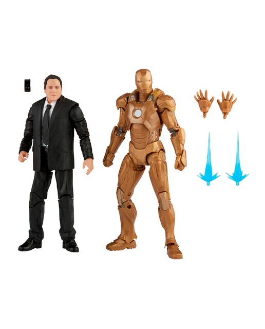 Imagen 0 de Pack Figuras Marvel Iron Man 3 Iron & Happy
