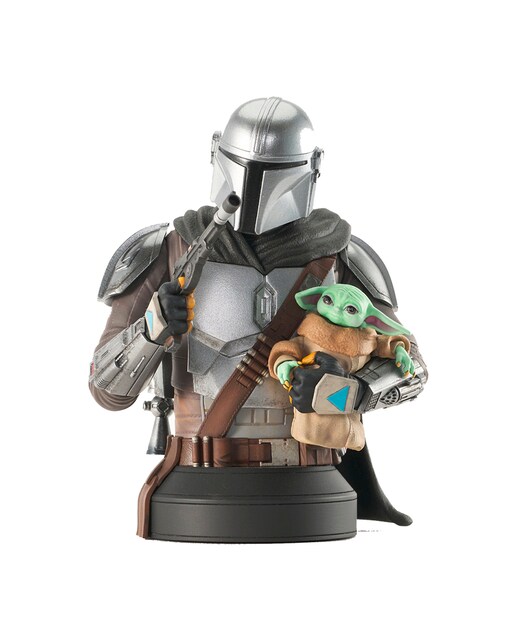 Imagen 0 de Figura 15 cm Mandaloriano y Grogu Star Wars El Mandaloriano