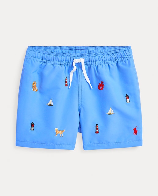 Imagen 0 de Bañador de niño con multibordados