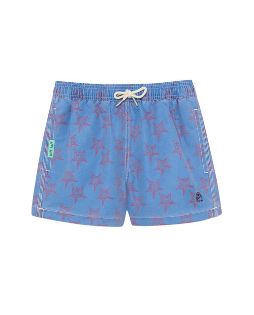 Imagen 0 de Traje de baño efecto lavado de niño con estampado estrellas maya