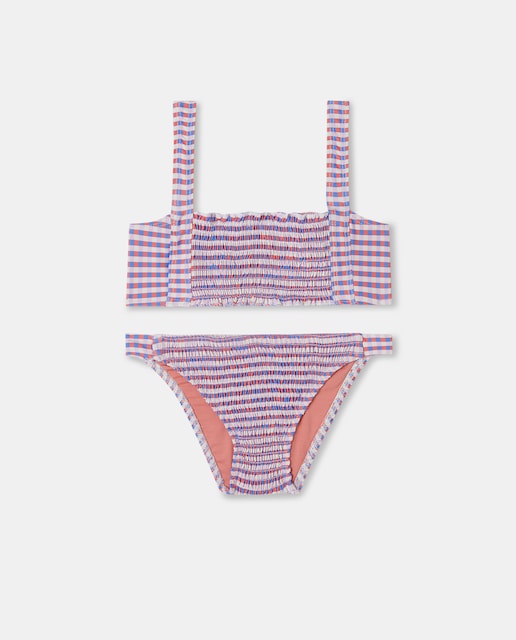 Imagen 0 de Bikini de niña mini cuadros