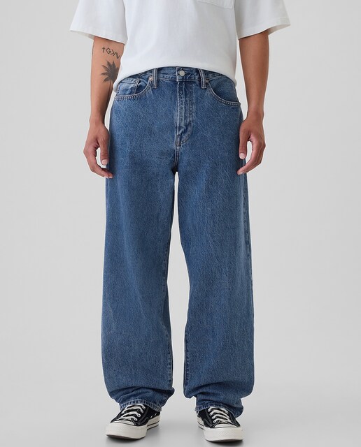 Imagen 0 de Pantalón vaquero ancho de hombre