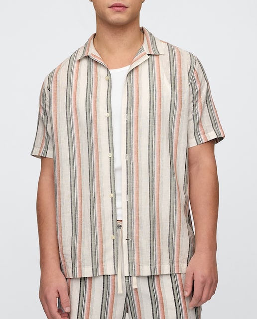 Imagen 0 de Camisa de hombre de lino standard fit