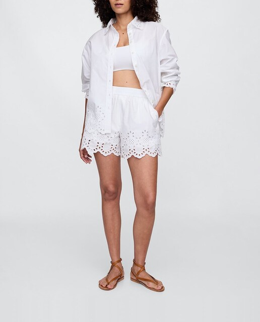 Imagen 0 de Shorts de mujer con detalle en el bajo