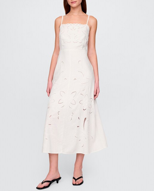 Imagen 0 de Vestido de tirantes con bordados