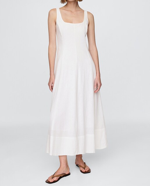 Imagen 0 de Vestido largo de tirantes