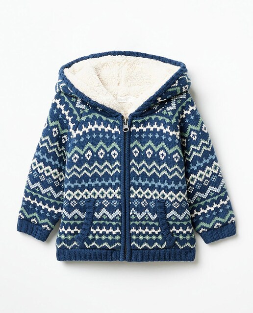 Imagen 0 de Chaqueta jacqard capucha