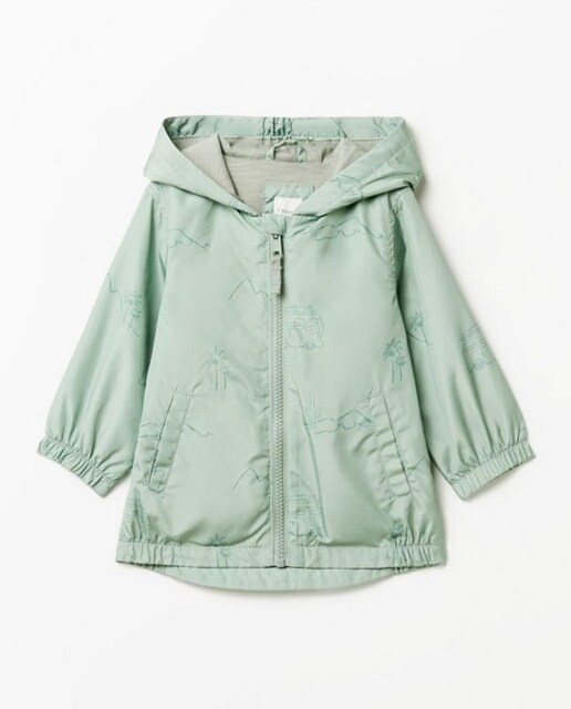 Imagen 0 de Cortavientos estampado capucha