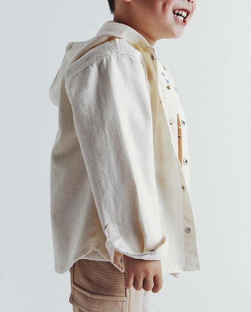 Imagen 0 de Sobrecamisa sarga capucha