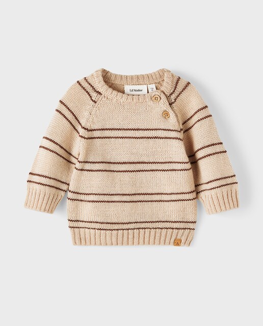 Imagen 0 de Jersey de punto de bebé niño de lana de merino