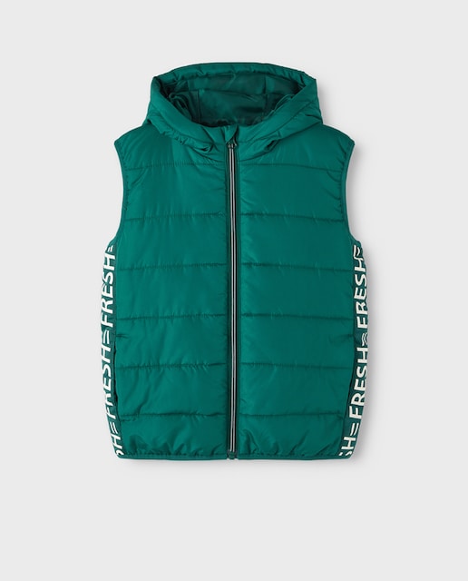 Imagen 0 de Chaleco de niño acolchado con capucha