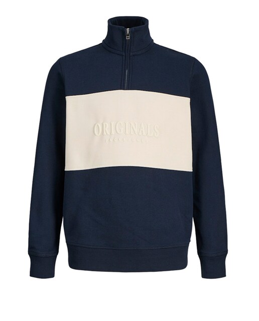 Imagen 0 de Sudadera con media cremallera de niño.