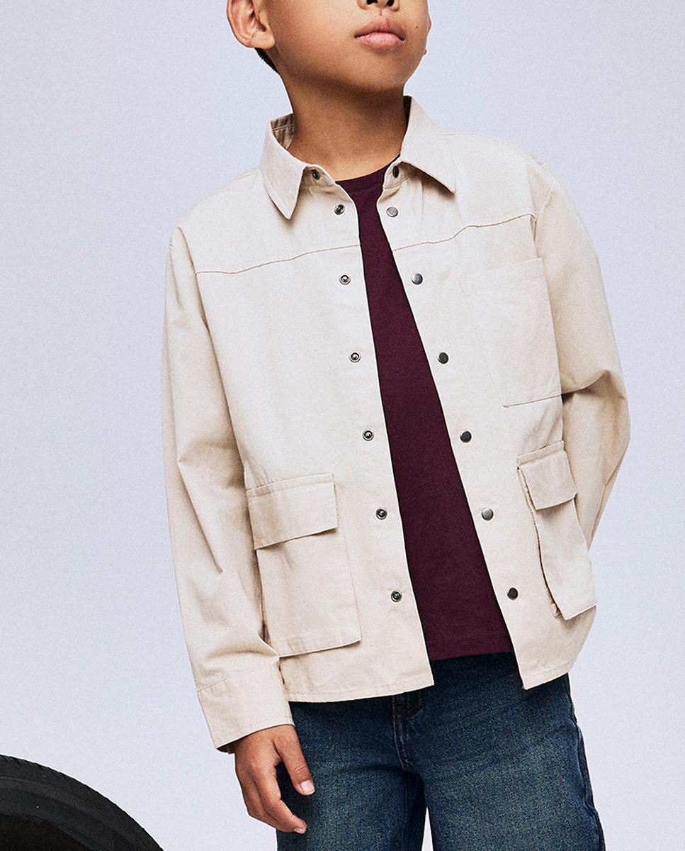 Imagen 0 de Sobrecamisa niño con bolsillos