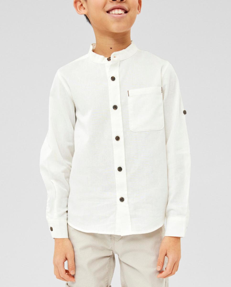 Imagen 0 de Camisa de niño de manga larga algodón orgánico
