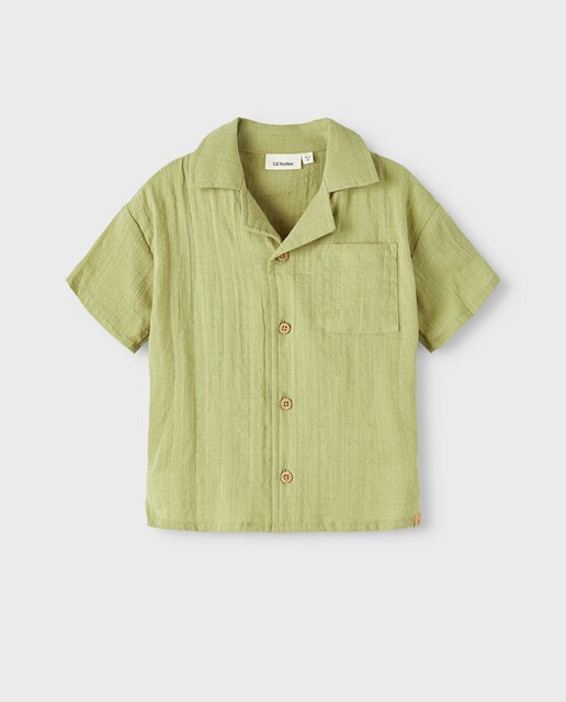 Imagen 0 de Camisa de niño de manga corta detalle bolsillo