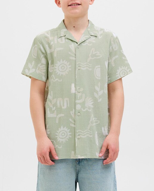 Imagen 0 de Camisa de niño manga corta estampada