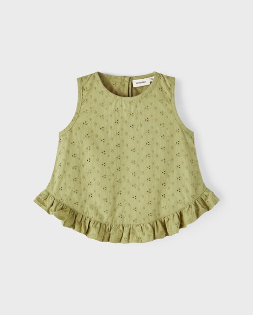 Imagen 0 de Blusa de niña bordada sin mangas