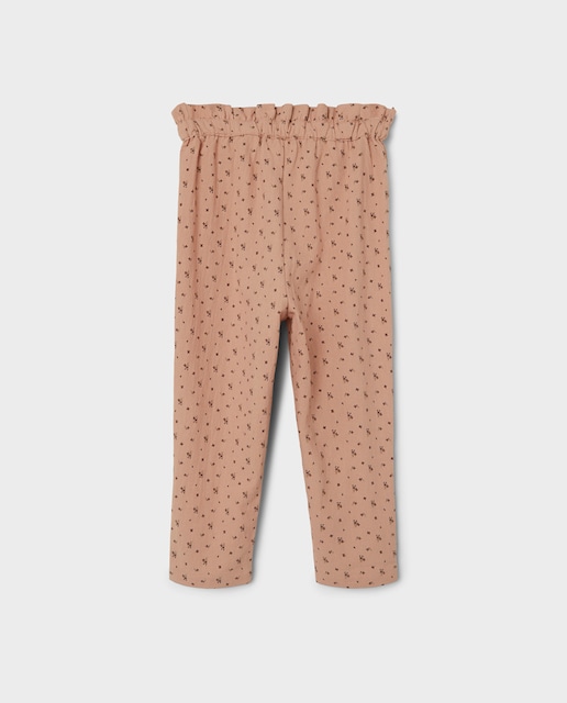 Imagen 0 de Pantalón de niña con cintura ajustable y detalle fruncido