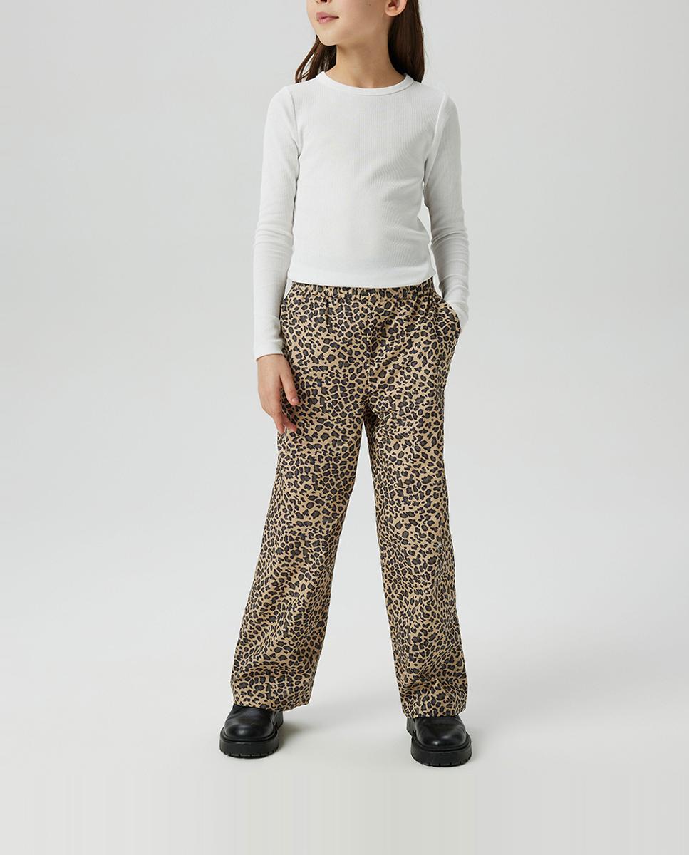 Imagen 0 de Pantalón culotte de leopardo de niña