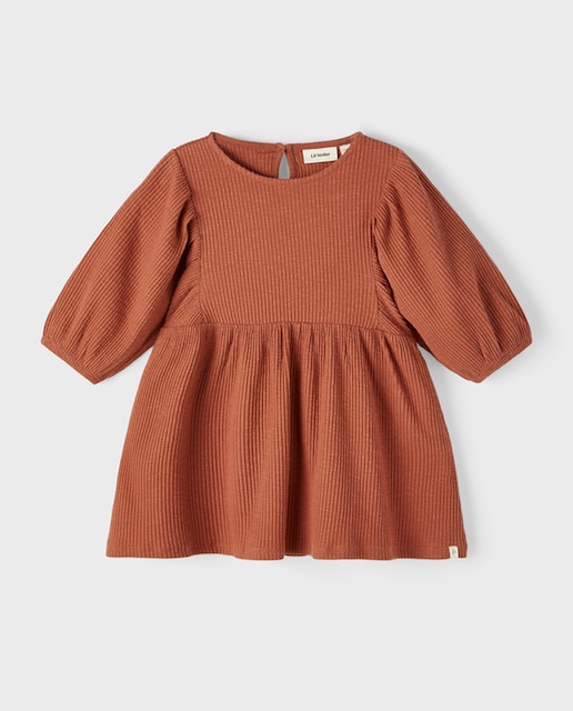 Imagen 0 de Vestido de niña con manga francesa abullonada