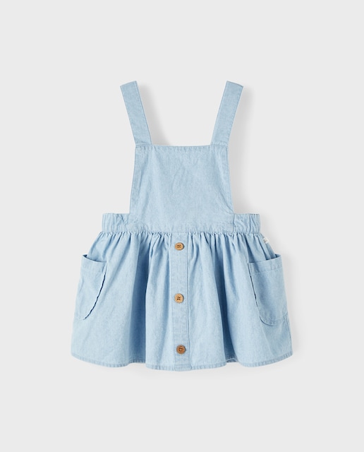 Imagen 0 de Vestido pichi vaquero de niña