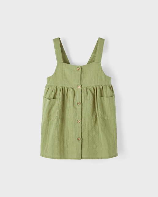 Imagen 0 de Vestido pichi de niña con detalle bolsillos frontales