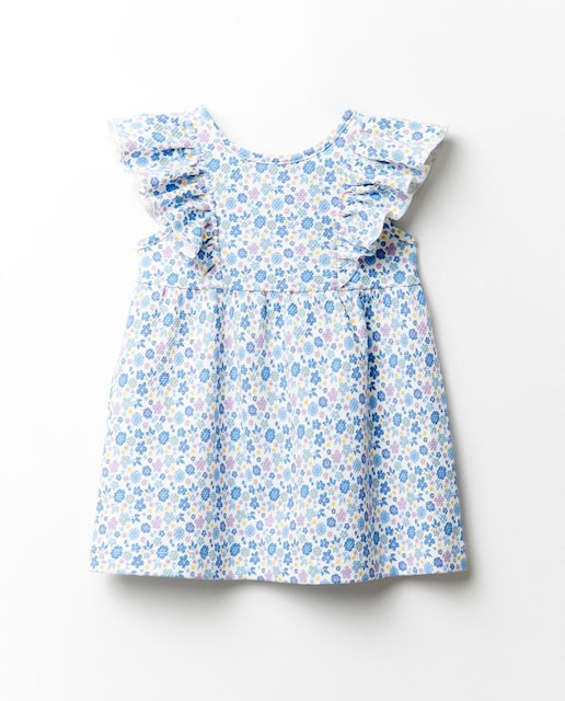 Imagen 0 de Vestido piqué allover print