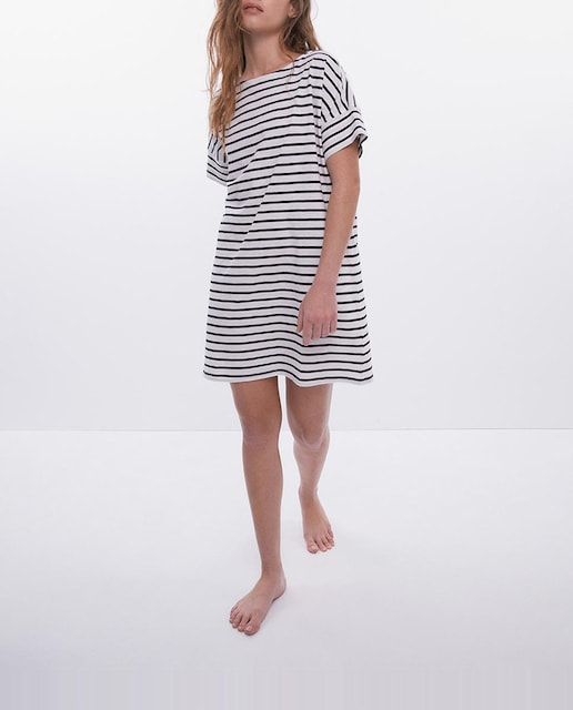 Imagen 0 de Vestido corto rayas