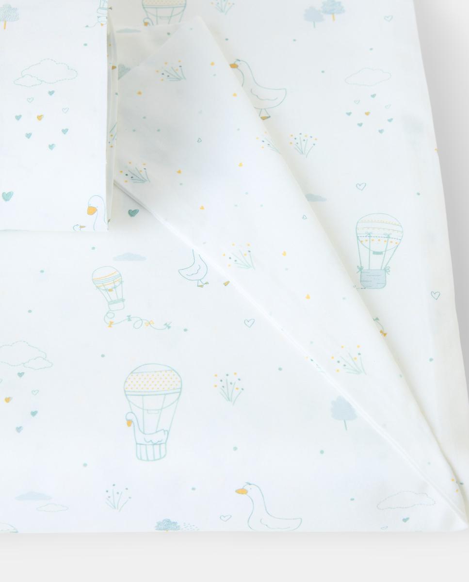 Imagen 0 de Funda Nórdica reversible Cotton Juice Baby Home Amore 2 piezas Ocas (disponible en varias medidas)