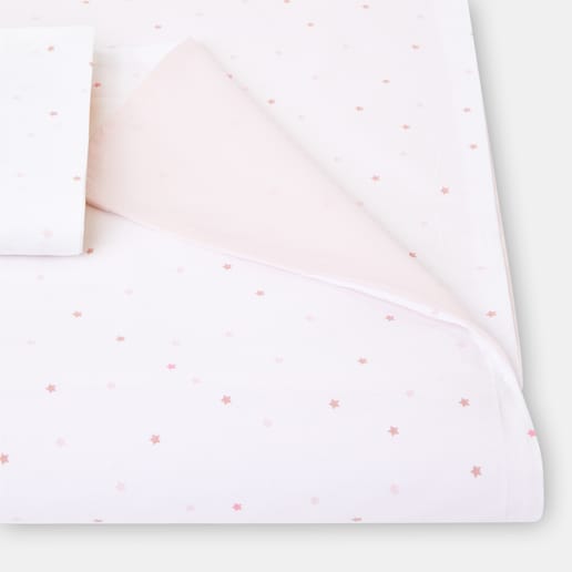 Imagen 0 de Funda Nórdica reversible Cotton Juice Baby Home Básico 2 piezas estrellas (disponible en varias medidas)