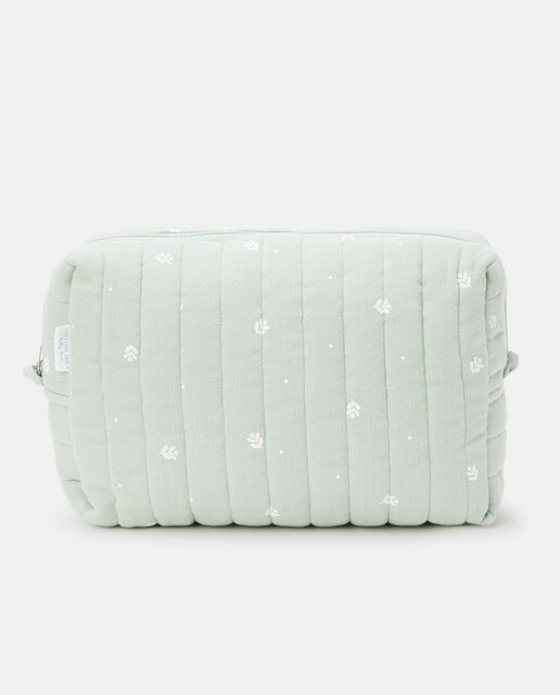 Imagen 0 de Neceser Cotton Juice Baby Home gasa acolchado de gasa hojitas