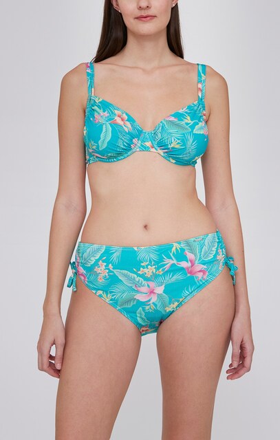 Imagen 0 de Bikini de mujer braga estampada con lateral regulable