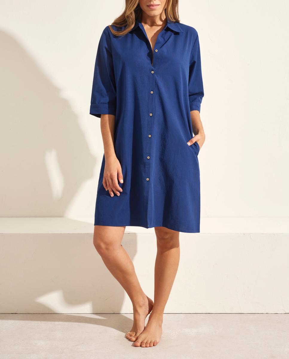 Imagen 0 de Vestido estilo camisero de mujer