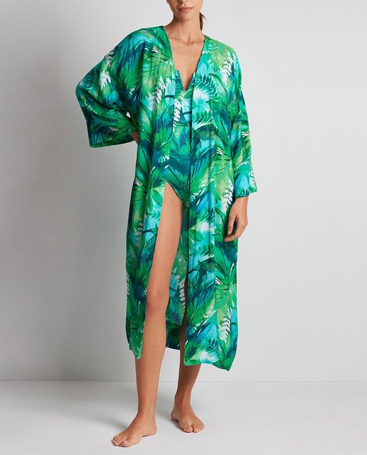 Imagen 0 de Kimono de mujer manga ancha estampado