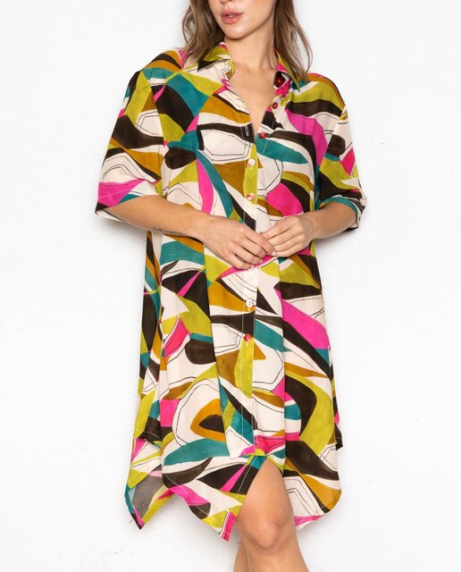 Imagen 0 de Camisola  de mujer  estampada multicolor