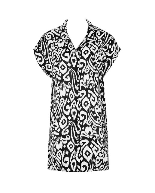 Imagen 0 de Camisola mujer beachwear de viscosa con botones
