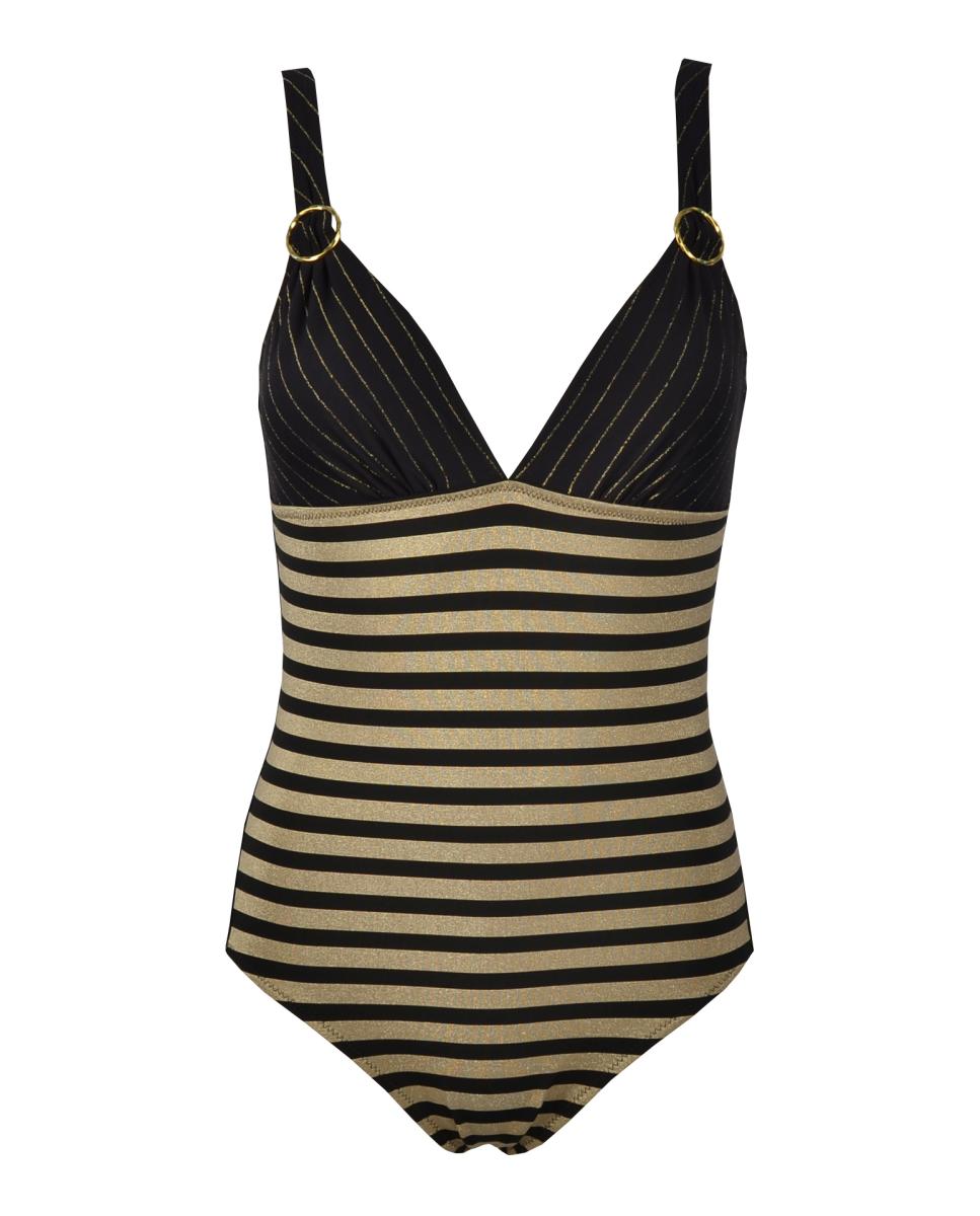 Imagen 0 de Bañador Escote pico foam extraíble copa b tirante graduable estampado