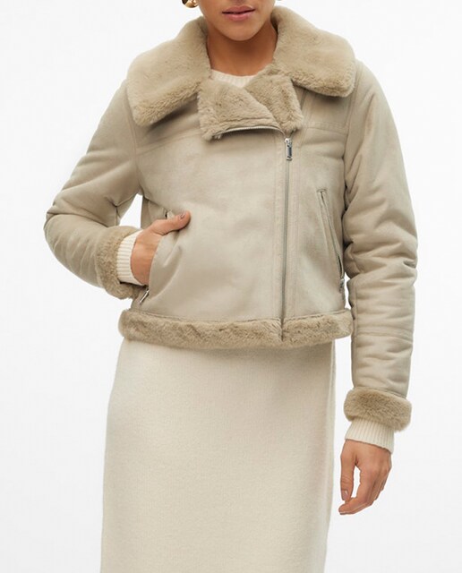 Imagen 0 de Cazadora de mujer de terciopelo con cremallera