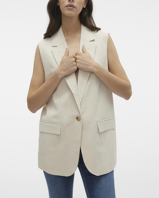 Imagen 0 de Chaleco de mujer midi de vestir