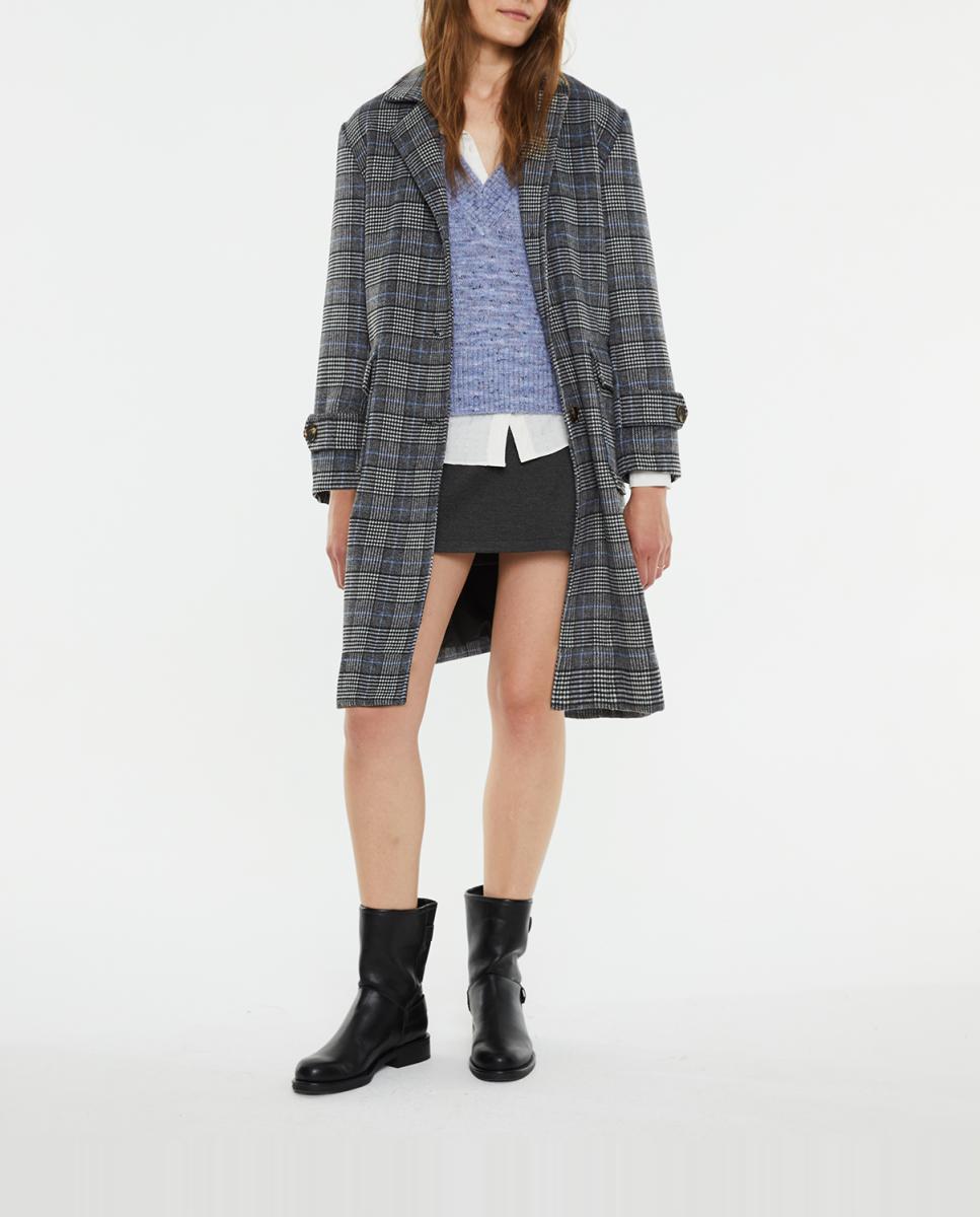 Imagen 0 de Americana de mujer recta jacquard con hombreras