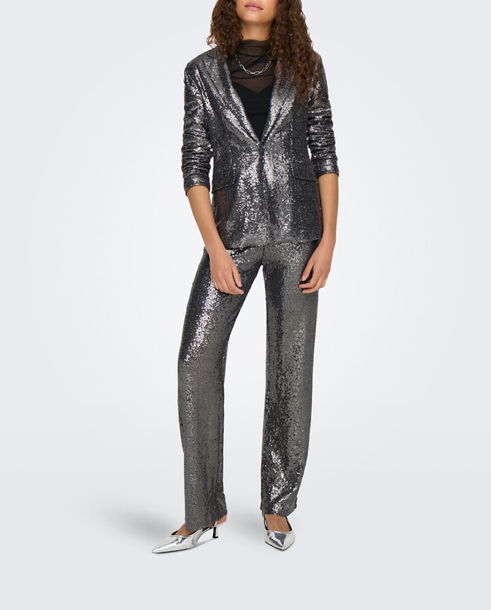 Imagen 0 de Blazer de mujer con detalle de brillo