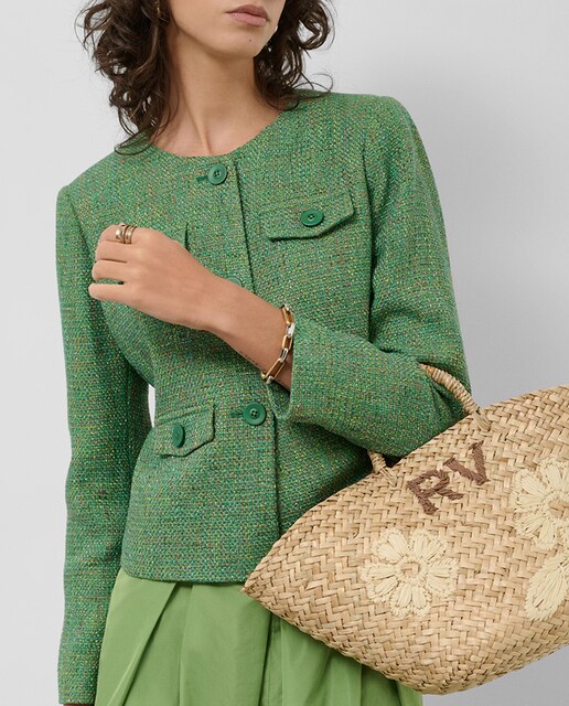 Imagen 0 de Chaqueta de mujer corta tweed