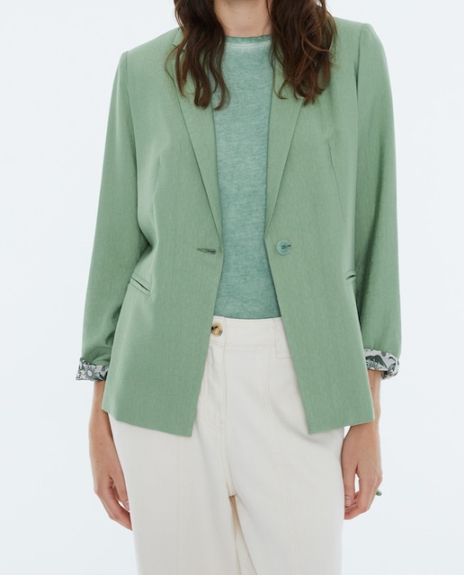 Imagen 0 de Blazer de mujer, forro estampado.