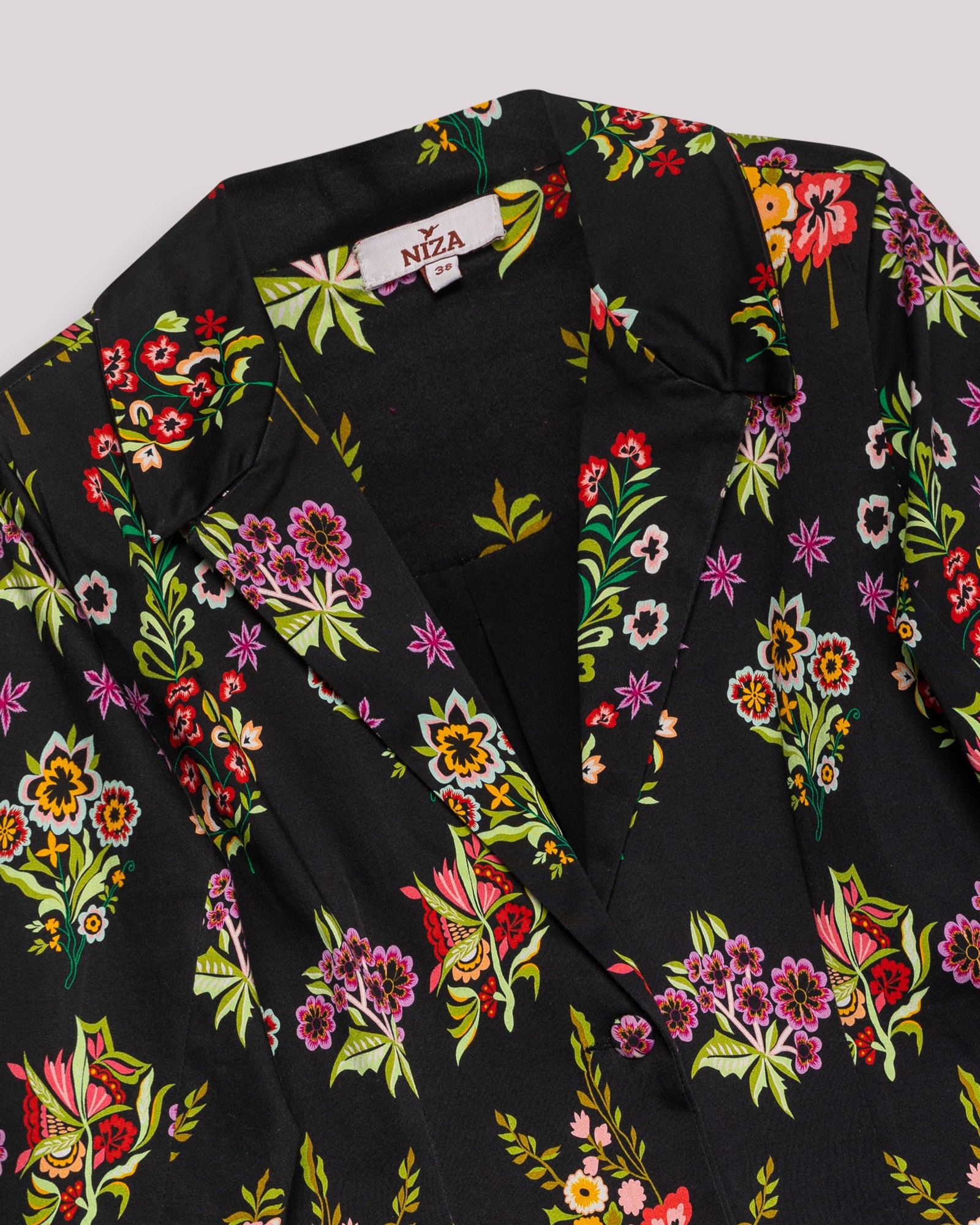 Imagen 0 de Blazer de mujer con estampado floral y bordado