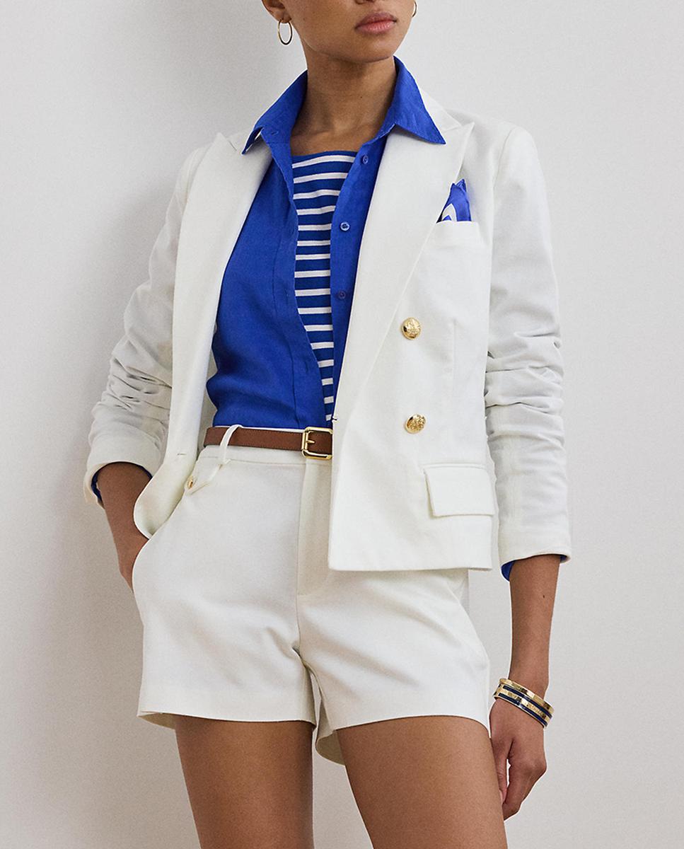 Imagen 0 de Blazer de mujer de algodón con detalle de botones