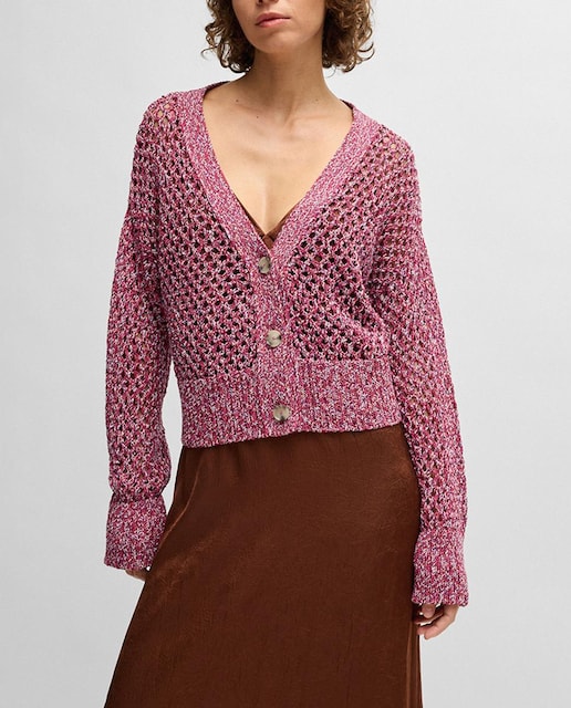 Imagen 0 de Cardigan de punto trenzado