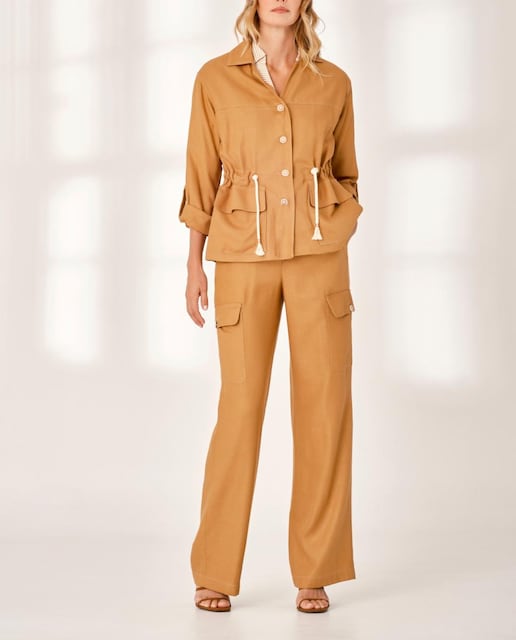 Imagen 0 de Blazer de mujer de punto estampado