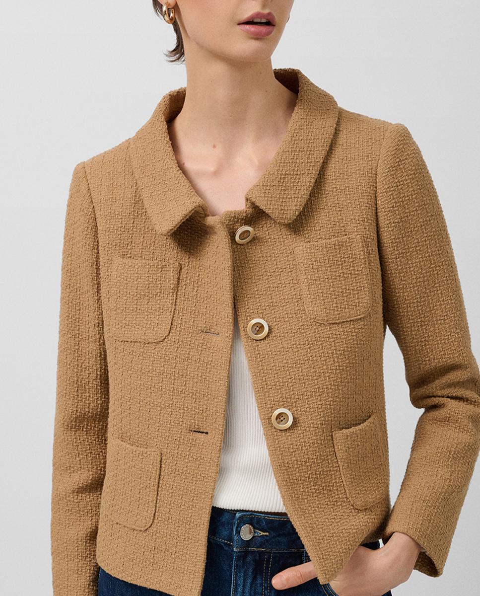 Imagen 0 de Chaqueta de mujer corta cuatro bolsillos